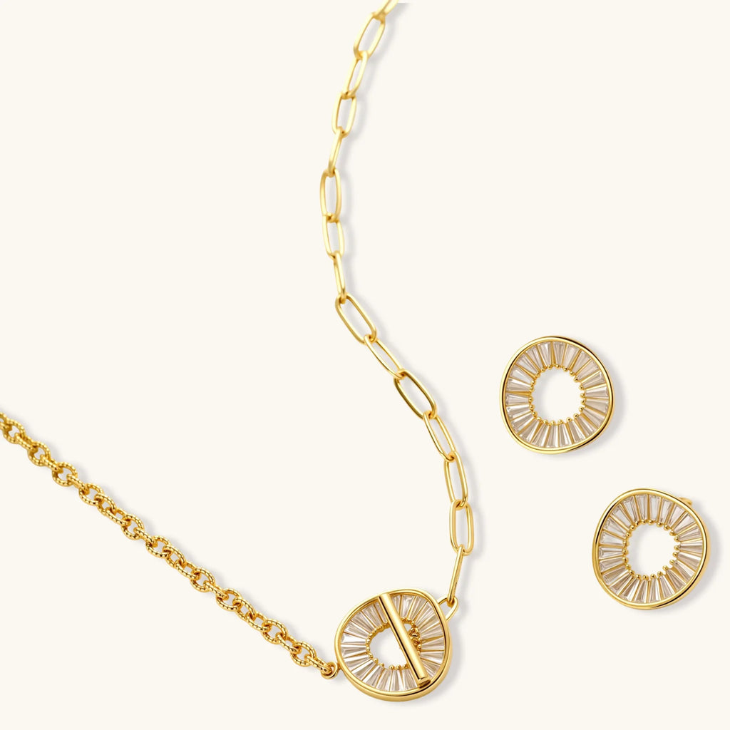 Radiant Circle Jewelry Set